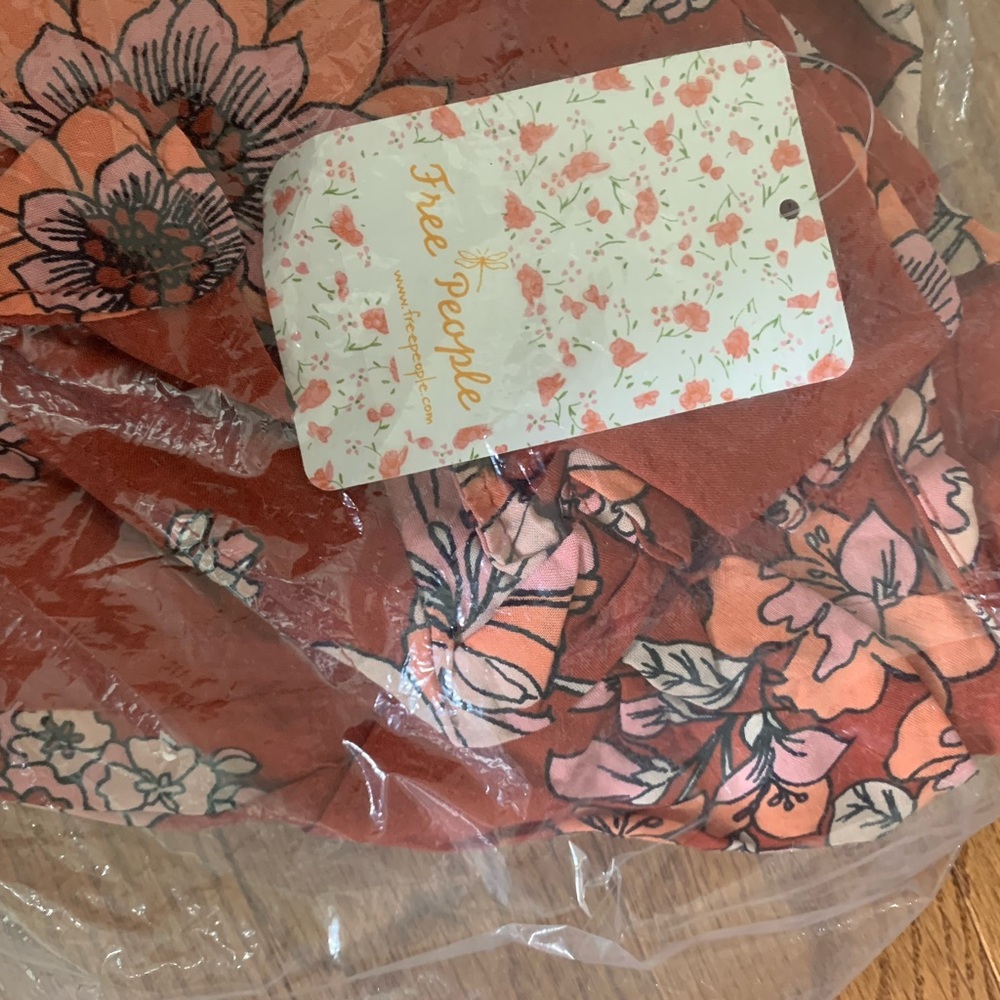 Free People Sunray Sarong Skirt in Pink Combo - Picture 5 of 5